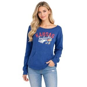 KU Jawhawks Sweatshirt Women's Size Medium 8/10